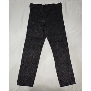 Jules & Leopold Pants Women’s Pull On Black Stretch Straight Ankle Large